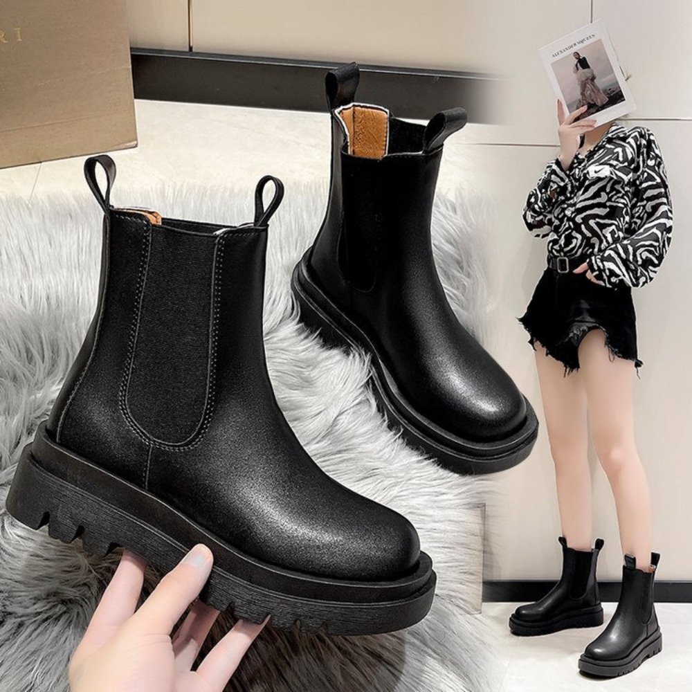 Women'S Shoes Chelsea - Women Boots Thick Sole Chelsea Boots