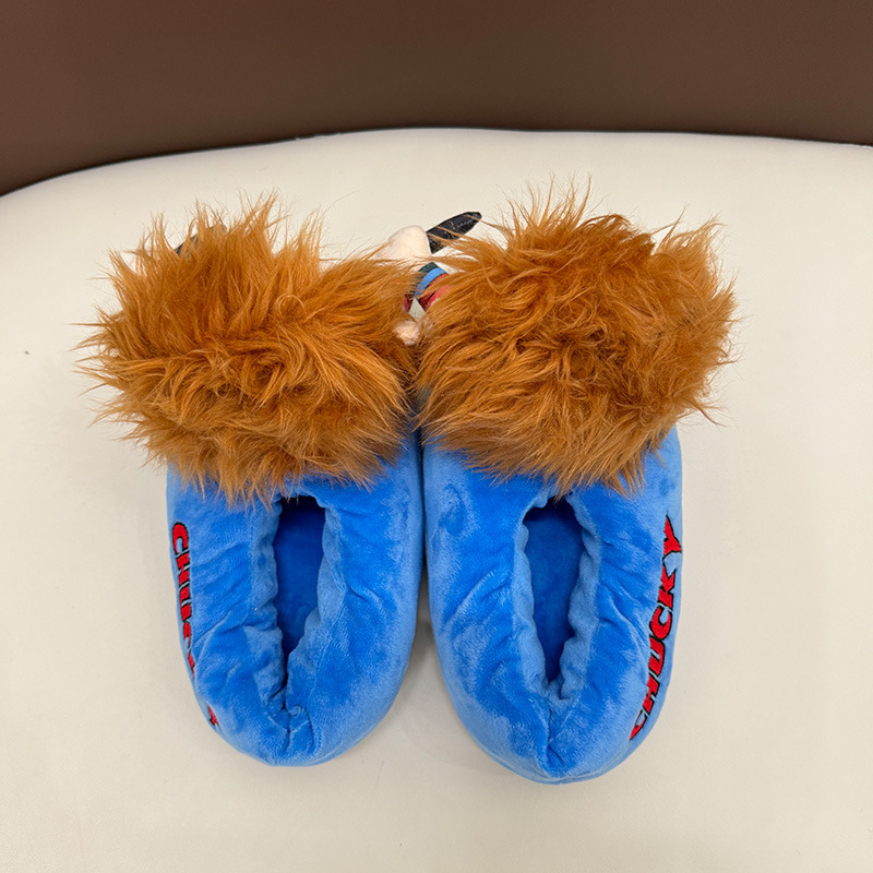 Women Shoes Myer - Halloween Michael Myers Chucky Plush Slippers