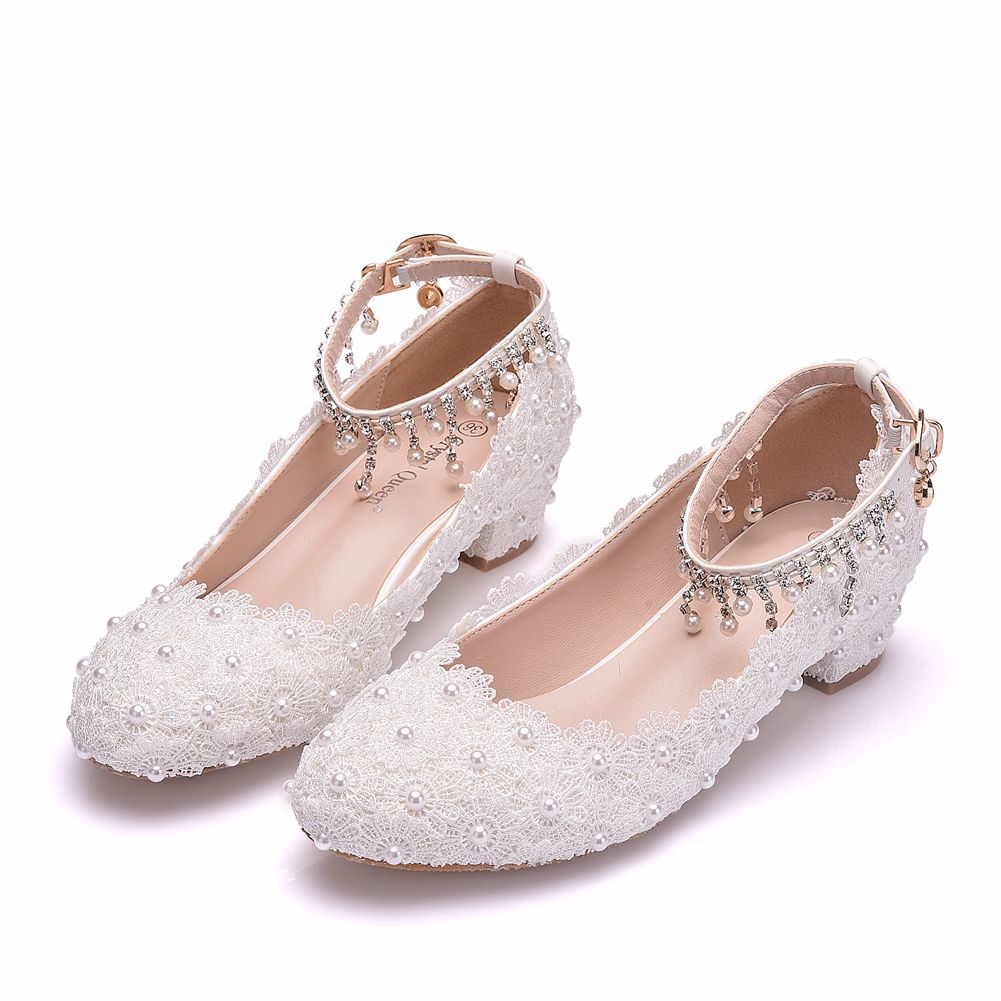 Women's Closed Toe Low Chunky  - огляд і ціна Ankle Strap Heels