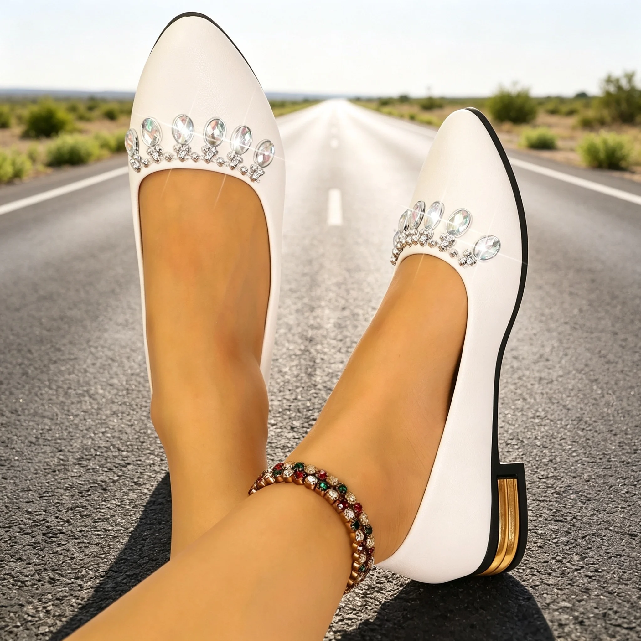 Women Flats Pointed Toe Ballet - огляд і ціна Women Shoes Heels