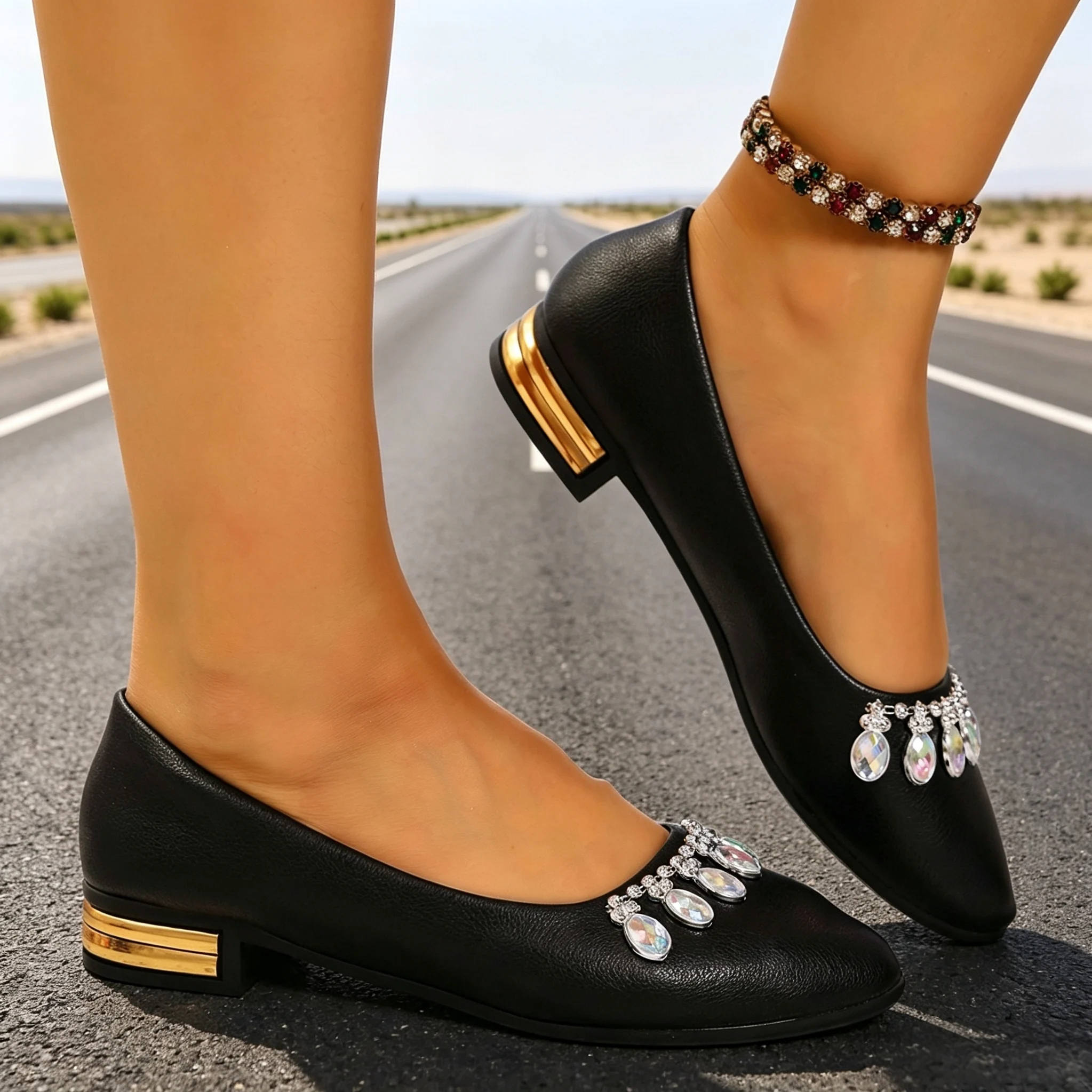 Women Flats Pointed Toe Ballet - огляд і ціна Women Shoes Heels