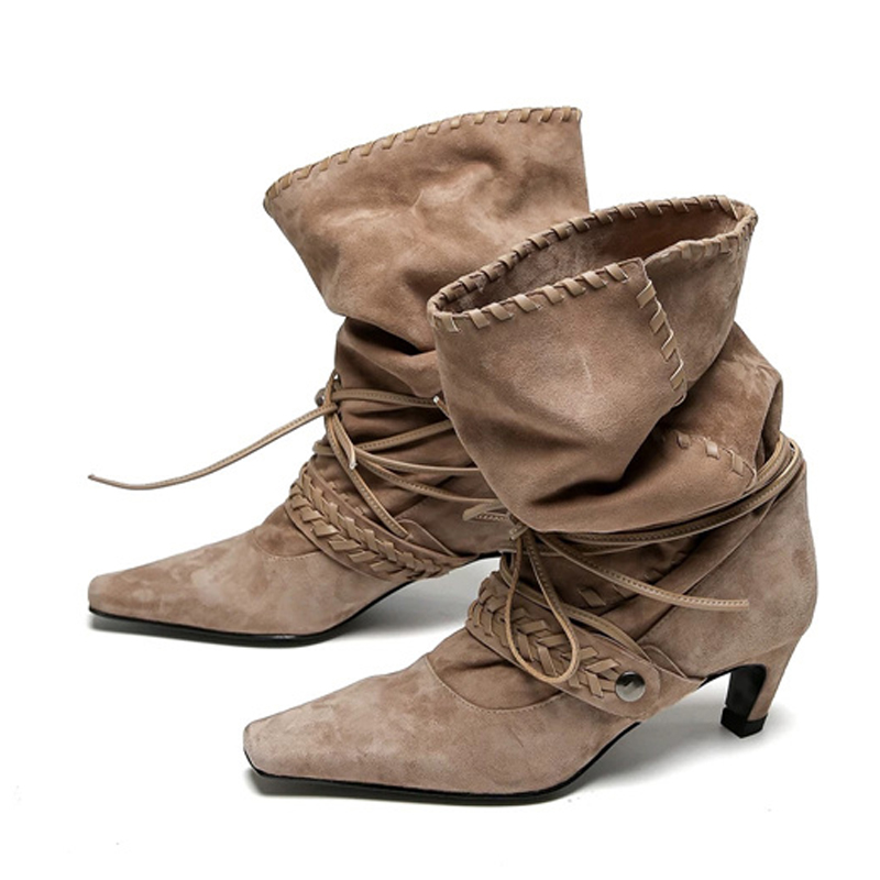 Liyke Autumn Winter Brown Sued - огляд і ціна Women'S Shoes Chelsea